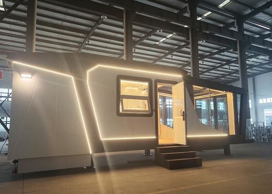 Luxury Space CapsuleTiny House On Wheels Customized Light Steel Frame House