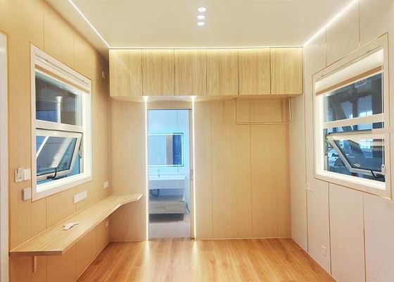 Luxury Space CapsuleTiny House On Wheels Customized Light Steel Frame House