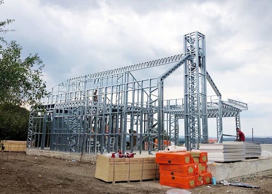 Light Steel Luxury Holiday House Villa Prefab Resort Villa Steel Structure