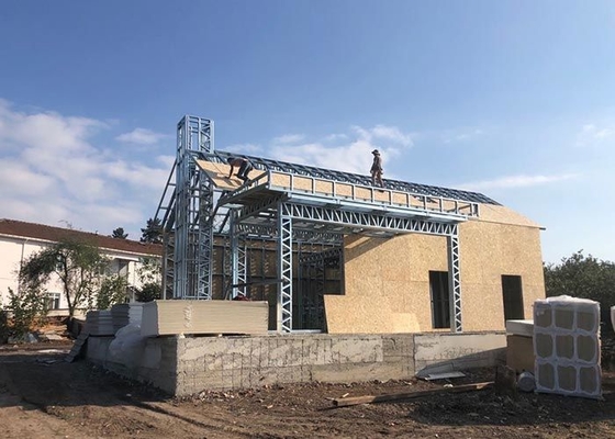 Light Steel Luxury Holiday House Villa Prefab Resort Villa Steel Structure