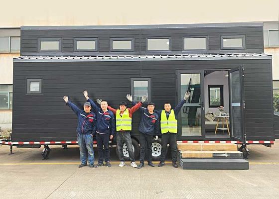 AS/NZS/US Standard Light Steel Prefab Tiny House On Wheels Modular Home Kit