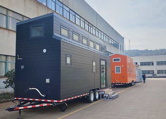 Odular Home Tiny House On Wheels With Trailer For Airbnb Prefabricated Light Steel Structure