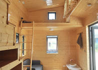 Light Steel Prefabricated Luxury Tiny House On Wheels And Micro Prefab Eco House