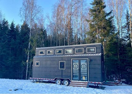 Australia Standard Light Steel Prefabricated Tiny House On Wheels Modular Home