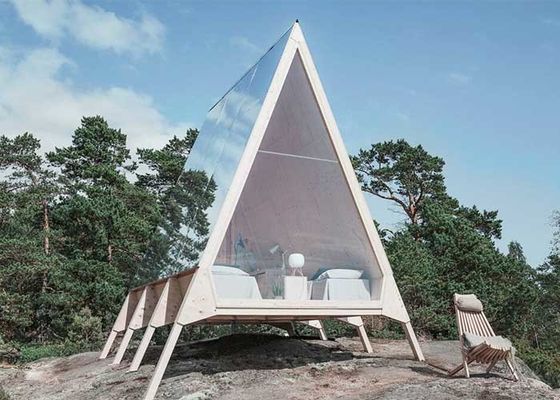 AS/NZS Prefab A Frame Hosue Studio für die Arbeit Ferien Kabine Hotel Einheit für die Ferien