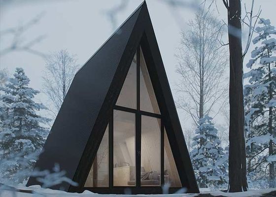 Fertighotel-Einheits-heller Stahlraum ein Rahmen kleine errichtende Kitset-Häuser Nz