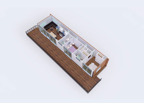 Factory Prices Container House Panelized System Modular Villa Prefab Steel Home Kits