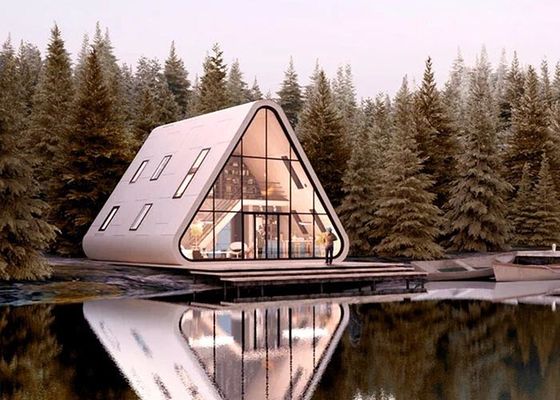 Leichtbau-Fertighaus, Hotelzimmer, Tiny House, Kuppelhaus, A-Frame-Haus