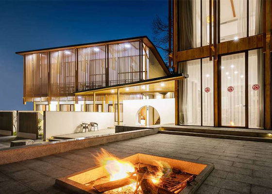 Leichtgewichtes Stahlrahmen Vorgefertigtes Hotel Mehrfamilienhäuser Zweistöckige Schnellmontagehäuser