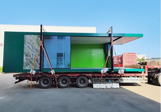 Kleines Haus Hütte Design Nachhaltige Rückzugsort Vorgefertigte Leichtstahlrahmenhaus Garten Studio