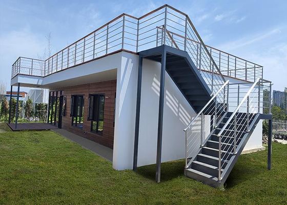 Modulares Haus aus leichtem Stahl | Vorgefertigter Bungalow zur Büronutzung