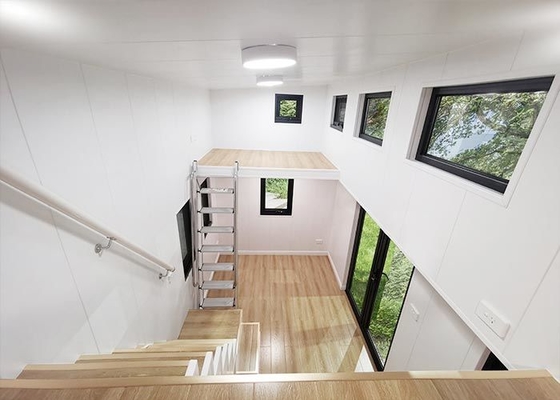 Prefab Modular Home Luxury Prefabricated Mobile Tiny House On Wheels A Good Option For Caravan/RV Park