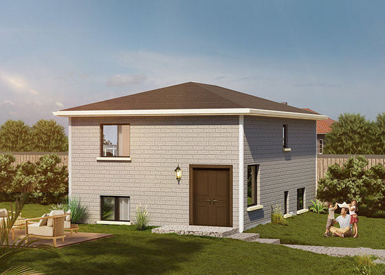 Aufstellbare tragbare Notunterkunft, leichte faltbare Stahlhaus-Einliegerwohnung