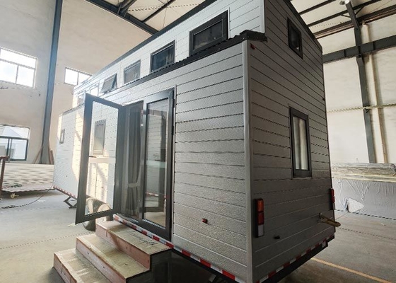 AS/NZS Standard Leichtstahl Prefab Kleines Haus auf Rädern Home Kit für Abenteuerreisende