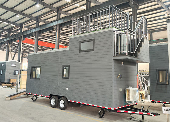 ICC-ES Modulares Fertighaus Tiny House auf Rädern mit Leichtstahlrahmen