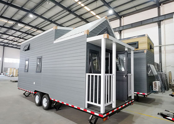 EU/AU/USA Standard Leichtstahlrahmen Fertighäuser Wohnmobil auf Rädern mit 3 Schlafzimmern