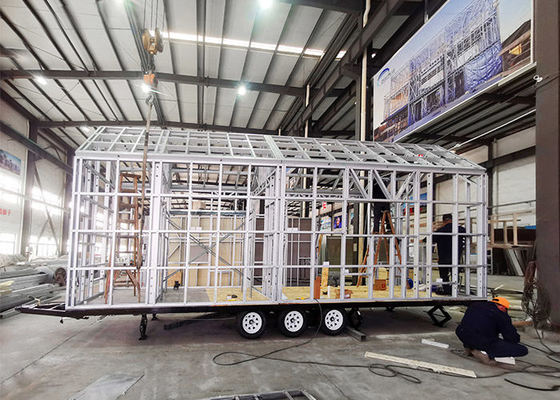 Von NZ/AU/EU zugelassenes tragbares mobiles Tiny House auf Rädern mit optionalem Dachboden