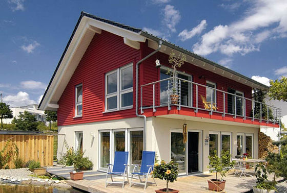 Luxuriöse Prefab Stahlkonstruktion Villa Modulhäuser mit leichten Stahlrahmen