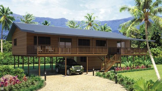 Langlebige Holz-Strandbungalows: Leichter Stahlrahmen für modernes Urlaubswohnen
