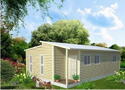 Light Steel Roof Truss Construction Granny Flat Bungalow Homes Prefab ADU