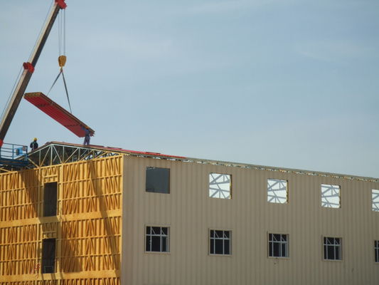 Leichtes Stahlwerk Haus Wohngebäude, Tragbares Haus Verkleidung