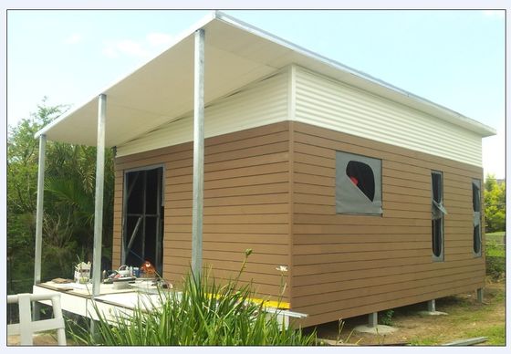 Leichte Stahlkonstruktion australische Oma Flat / Klapphaus mit leichtem Stahlrahmen
