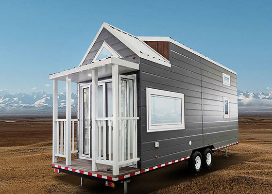 Custom Options Towable Tiny Homes Prefab Kleine Häuser auf Rädern
