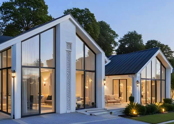 Moderne Leichtstahl-Rahmenhaus-Kits mit 3 Schlafzimmern