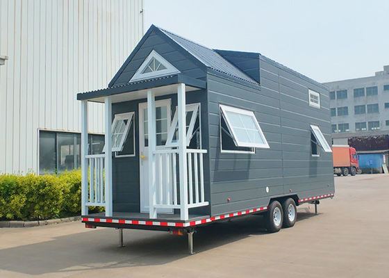 Ausländische Standard Prefab Kleines Haus auf Rädern Mobilhaus Reiseanhänger Haus