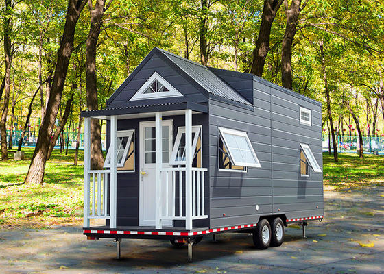 Kleines vorgefertigtes Minihaus Portable Mobile Home Anhängerhäuser auf Rädern
