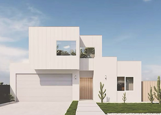 Australierische Standards Vorgefertigte Villa Anpassbare Stahl-Haus-Kits Modulare Stahl-Kit-Häuser