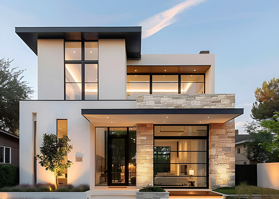 Erschwingliche und stilvolle Fertighäuser: Luxus-Villas aus leichtem Stahl nach australischem Standard
