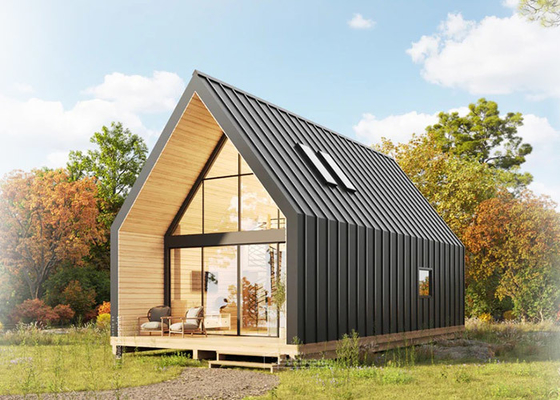 ISO 9001 Moderne Europäische Luxusvilla im Stil mit Stahlrahmen-Modulhaus-Bausätzen
