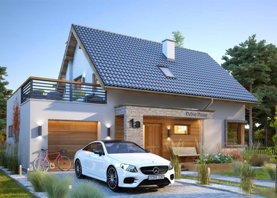 LGS Homes: Moderne Fertighäuser mit Stahlrahmen Luxusvilla mit 4 Schlafzimmern