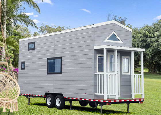 Kleines Haus Mobilhaus bereit zum Versand Rad auf Rädern Auto Reisecontainer Florida