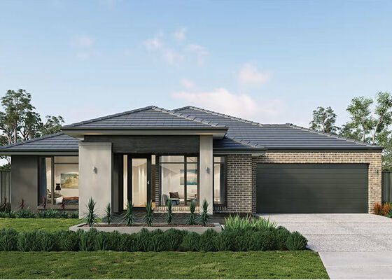 USA Einfamilienhaus Vorgefertigtes Modular- und Leichtbauhaus aus Stahl