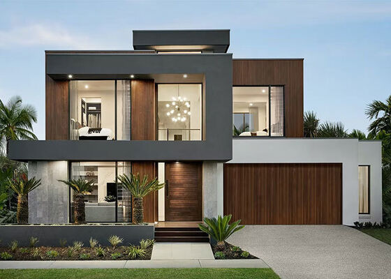 2-Story-Luxury-Villa-Vorgefertigtes Haus-Panelsystem-Gebäude mit leichten Stahlrahmen