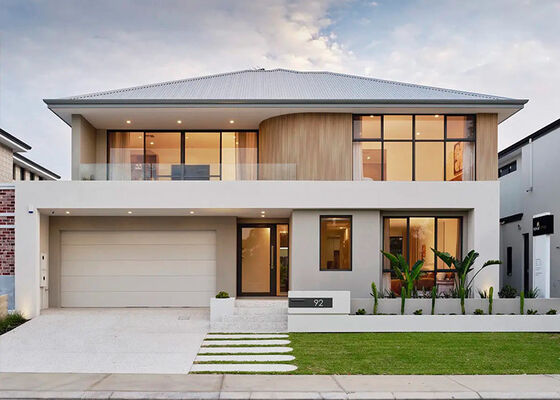 AS/US Leichte Stahlkonstruktion Fertighaus Villa Rahmen Modulbausätze für 4 Schlafzimmer