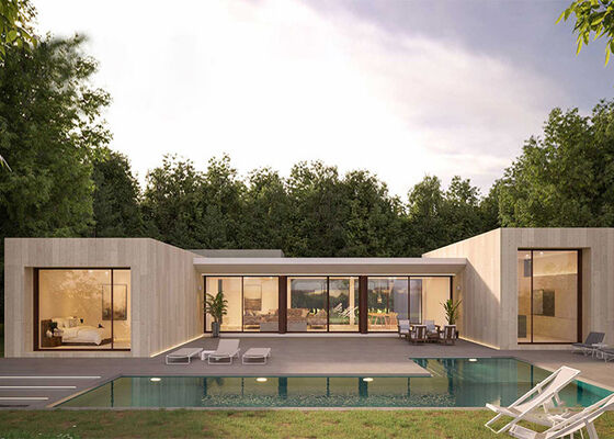 Austraila Standard vorgefertigter Leichtstahlrahmen Modulhaus China Paneelsystem