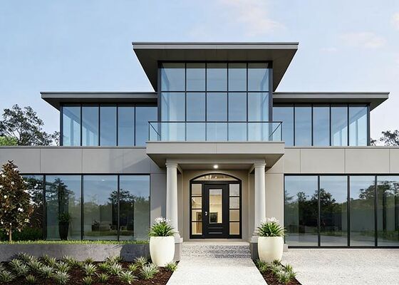 Moderne Prefab Panellierte Heimkits Modulare Häuser AS/US Standard Leichtstahlrahmenhaus Villa