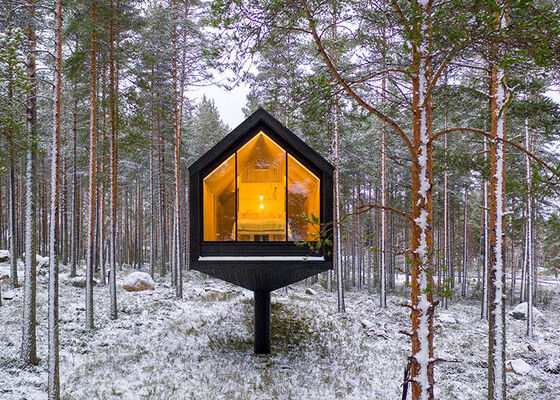 Prefab Haus Luxus-Cabin mit leichten Stahlrahmen Modular Home für Airbnb