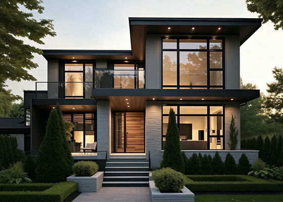 Fertighaus Luxusvilla mit AS/US Leichtstahl-Fertighaus-Kits