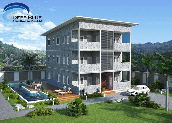 Leichtstahlrahmen-Fertighaus SOHO-Wohnheim-Apartments | Maßgeschneiderte Gebäude zu verkaufen