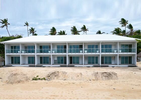 Fertigteil-Boutique-Hotel | Überwasser-Bungalowhaus für den Markt auf Fidschi und im Pazifik