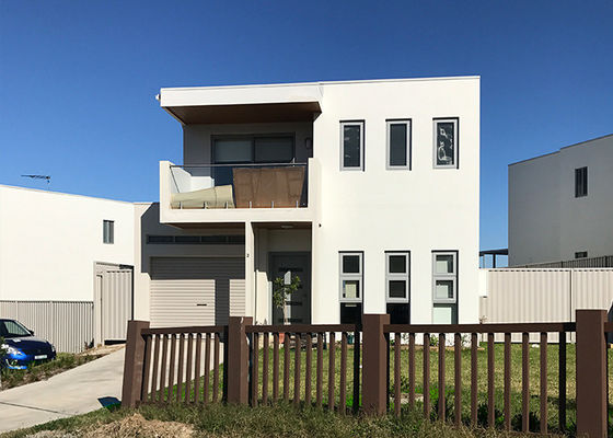 Australian Standard Prefab Stahl Haus Villen mit zertifizierten Fenstern und Sicherheitstüren