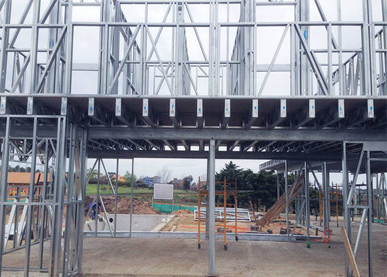 Prefab Light Steel Space Frame Building For Light Weight Steel Construction