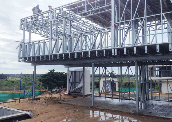 Prefab Light Steel Space Frame Building For Light Weight Steel Construction