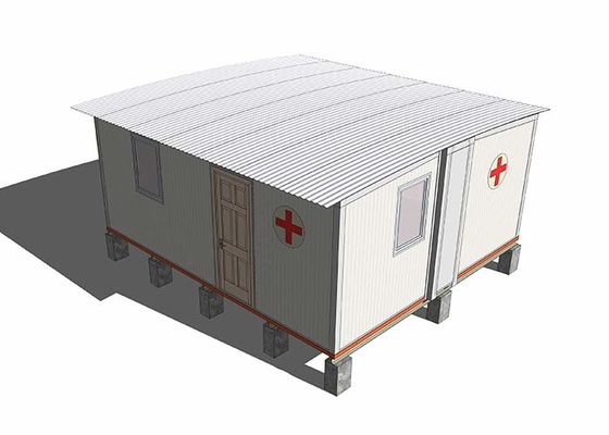 Portable Notfall Modular Home Feldkrankenhaus Anti-Epidemie Camp mit Sandwich-Panel Wand