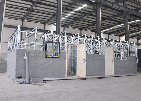 Leichtes Stahl Mobil modernes Containerhaus Vorgefertigtes Haus Weiß Ein-Schicht-Haus
