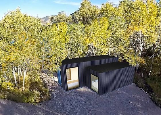 Hochwertiges vorgefertigtes Sandwich-Panel-Haus Stahlkonstruktion Vorgefertigte Hotel-Einheit